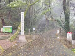 暴風雨の中