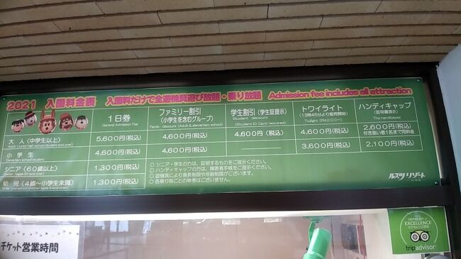 ルスツリゾート遊園地券 1日券引換券 2023.4.29〜10.9（ゴンドラ