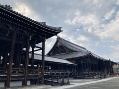 友人Mが見たかった国宝・飛雲閣は、金閣、銀閣とともに京都三名閣の一つだそうですが、公開されている様子がありませんでした。修復は昨年完了しているようですが・・・。国宝・阿弥陀堂も現在修復中です。