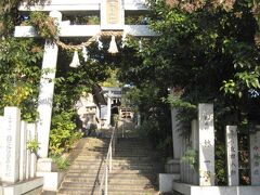 友呂岐神社の鳥居です。