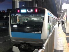 4時32分、東十条駅始発の京浜東北線南行に乗車。