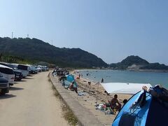 そしてまた海に行きたい、と。

帰り道でもある水質のきれいな相賀の浜海水浴場へ。