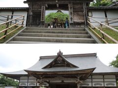 ［中尊寺 本堂］
本堂の建物は明治42年（1909）に再建されたそうです。