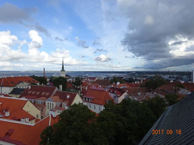 教会の展望階からの市内の景色です<br />精霊教会の塔の高さは６４メートルあります