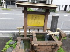 掘抜井戸発祥の地。

街中の大通り沿いにひっそりとあります。