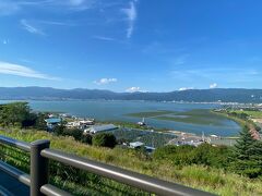 上信越自動車道、北信地方よりハイウェイに乗ります。
こちらは、到着手前の『諏訪湖PA』。