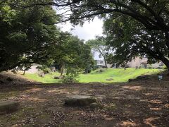 小田原城の総溝の一部、早川口遺構。