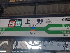 上野駅です。