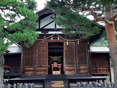 宮川沿いの日枝神社御旅所。