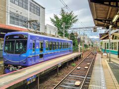 出町柳駅から叡山電車鞍馬線に乗ります(^^)