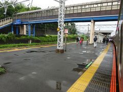 この写真は真鶴駅。各駅とも乗り降りは多い。

実はこのとき、熱海市内で大規模な土石流があって、特に湯河原と熱海の間は鉄道でしか行き来ができなくなっていた。
なので余計混雑した。