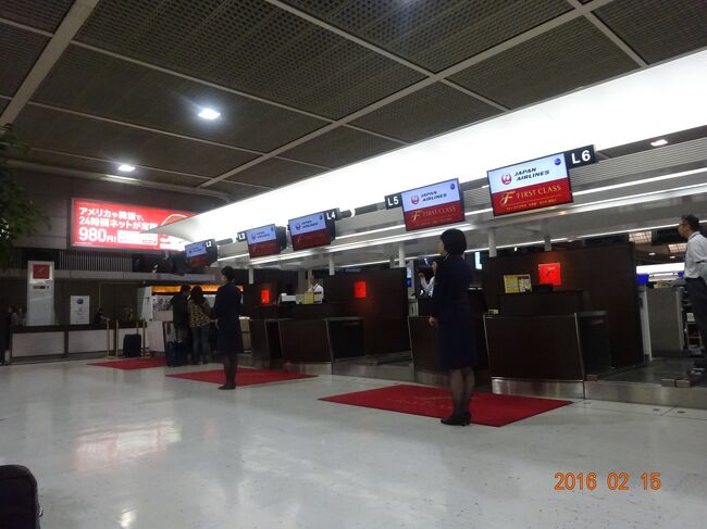 ファーストクラスカウンターには私しかいませんでしたので、事細かに色々説明をして戴きました。