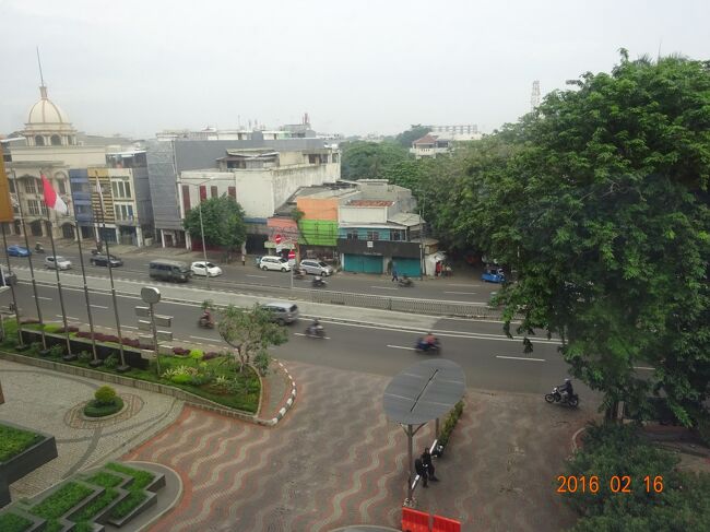 ホテルの部屋からの景色