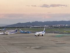 そのまま福岡空港へ。屋上から離発着する飛行機を愛でてみます。