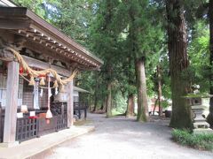 今回訪れた最後の目的地・大滝湧水公園。
杉の大木が生い茂る中に造られた湧水公園です。