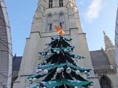 バーフ広場に面する聖バーフ大聖堂