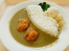 ランチは名物の『黒部ダムカレー』
カレールーはタイ風グリーンカレーでした