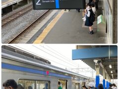 ［仙石線・中野栄駅］から（高校生の帰宅時間ですね）