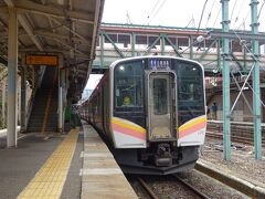 水上駅到着。
この駅より先は、Suicaが使えなくなります。
ここからはE129系の長岡行きに乗ります。