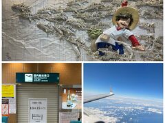 ちょっと早めに空港に着きましたが、なんと！搭乗口が閉鎖中。
秋田空港はJALのラウンジもないし・・・今回の旅も無事終了です。