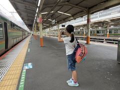 1時間ちょっとで熱海に到着。
今年から持たせたスマホで早速撮影。