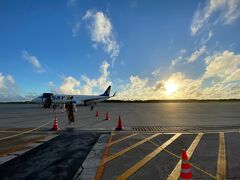 飛行機での移動