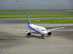 ソフトクリームもいただいたら、第2ターミナルへ移動して、飛行機を見てみます。