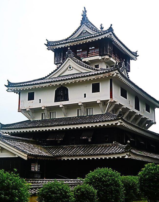 山口/岩国-7 岩国城 復興天守-1962年築 ☆展望台～錦帯橋/城下町