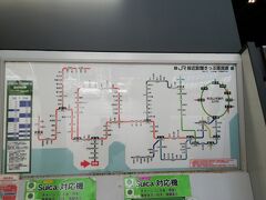 伊東駅で帰りのルートを確認