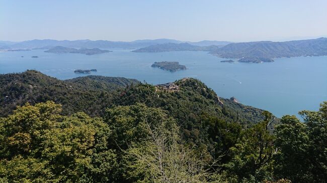 弥山山頂からの景色