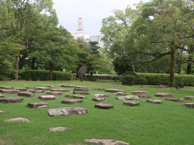 広島10　広島-5　広島城跡（礎石）　　　31/　　　15