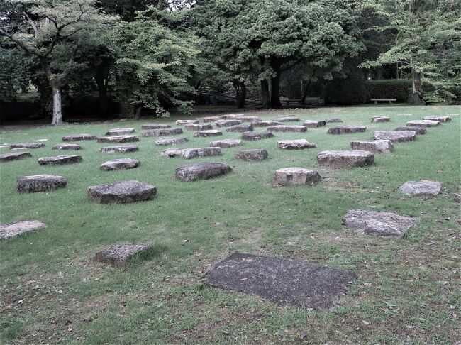 広島10　広島-5　広島城跡（礎石）　　　31/　　　16