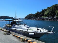 海上タクシーを利用しました。
「亀島丸」さんです。