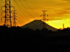 リムジンバスから見た富士山