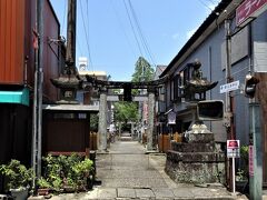 奥にあるのが「豊玉姫神社」