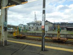 青海駅。海の見える駅の青海川とは別です。
竹のからかいという伝統行事があるのだとか。