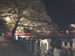 中橋のライトアップ