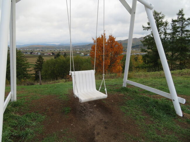 ブランコにも乗ります。<br />ふふふ