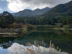 午後の大沼湖の風景