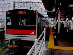 電車での移動