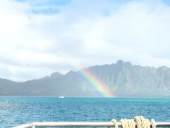 天使の海ツアーも参加させてもらった！
サンドバーは残念ながら見られなかったけど、シュノーケリングがとても楽しくて最高！！
海からでる虹もきれいだった～♡

虹を見たからまたきっとハワイに帰ってこれるね！
お仕事ハワイ、悪くない！
