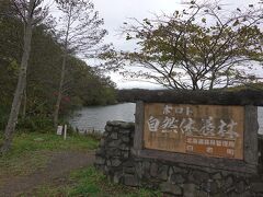 今にも雨が落ちてきそうな空を眺めながら、ポロト自然休養林へ入ります（この後、30分後ぐらいから雨になりました）。