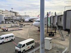 羽田には定刻より少し早めに到着。