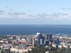 飛んだと思ったらタリンに着陸態勢になりました。
フェリーでも2時間半だとか。