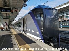 松本駅

帰りは松本始発のあずさ42号です。


あずさ：https://ja.wikipedia.org/wiki/%E3%81%82%E3%81%9A%E3%81%95_(%E5%88%97%E8%BB%8A)
