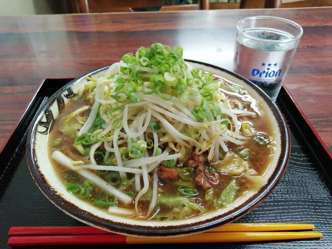 「味噌そば」600円。<br />人気メニュー。キミ食堂と言ったら味噌そばです。<br />まるで味噌ラーメン、絶品です。<br />https://4travel.jp/dm_shisetsu_tips/14427374