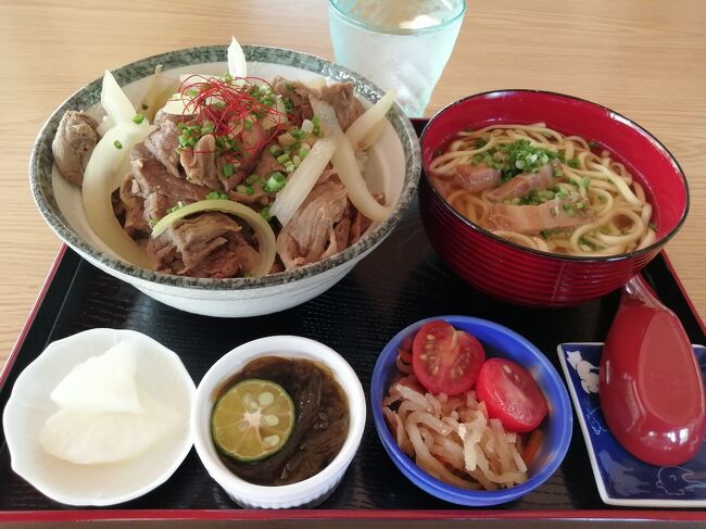 「石垣牛すじ丼そばセット」1000円。<br />見た目とは裏腹にこれは酷かった。奮発したのに裏切られました。皆さんご注意を。詳しくはクチコミで…。<br />https://4travel.jp/dm_shisetsu_tips/14476021