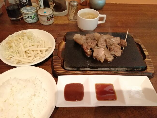 肉はそんなに好きではないけど、旅の記念に食べときました。<br />コロナの緊急事態宣言中ということもあり、石垣島での唯一の外食ディナーとなりました。<br />https://4travel.jp/dm_shisetsu_tips/14487072<br />(終)