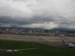 福岡空港が見えてきました
