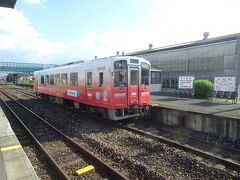 糸田駅に停車中